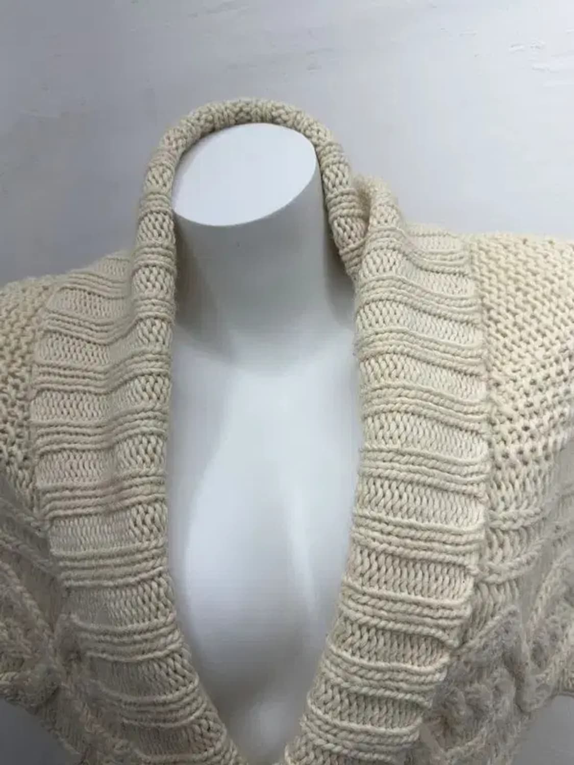 에이치엔앰 베이지 가디건 M 상품이미지8