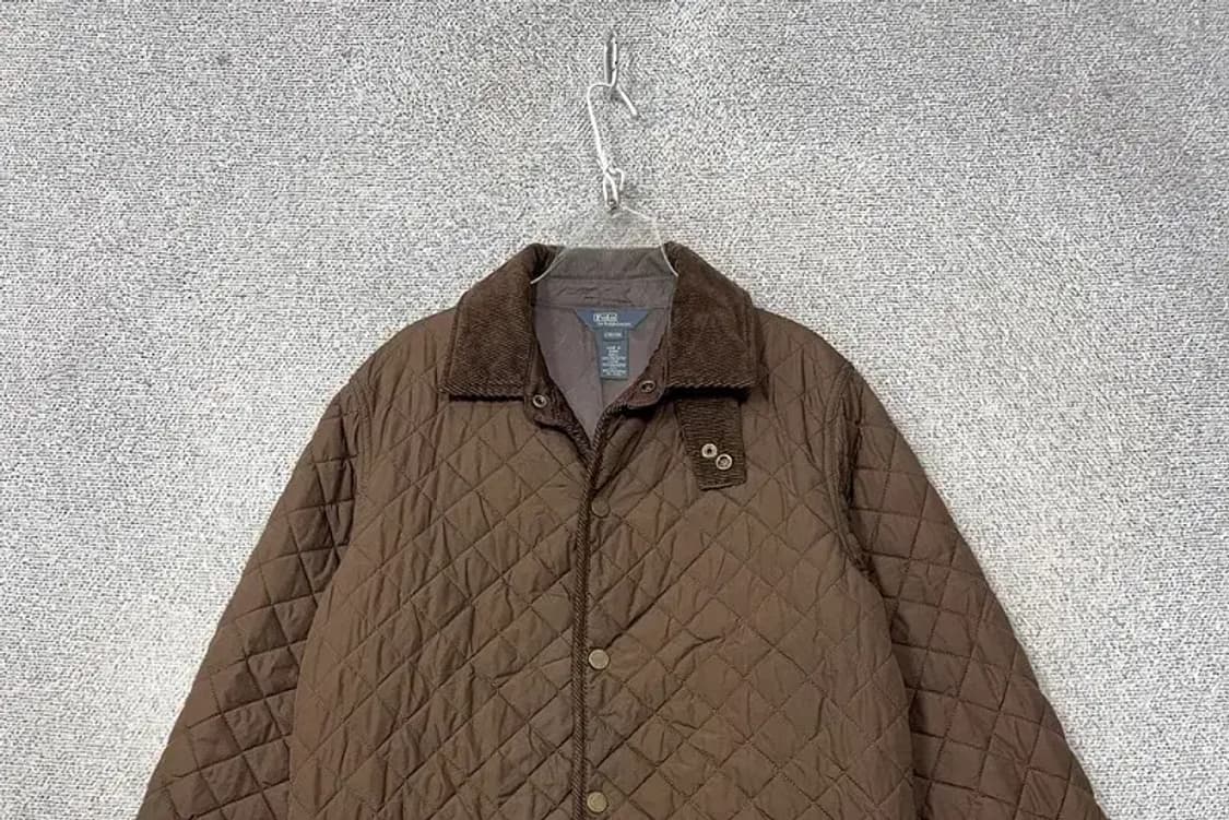 폴로 빈티지 클래식 브라운 여성 퀄팅 자켓 L 상품이미지3