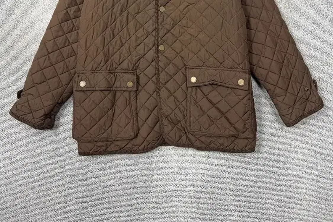 폴로 빈티지 클래식 브라운 여성 퀄팅 자켓 L 상품이미지4