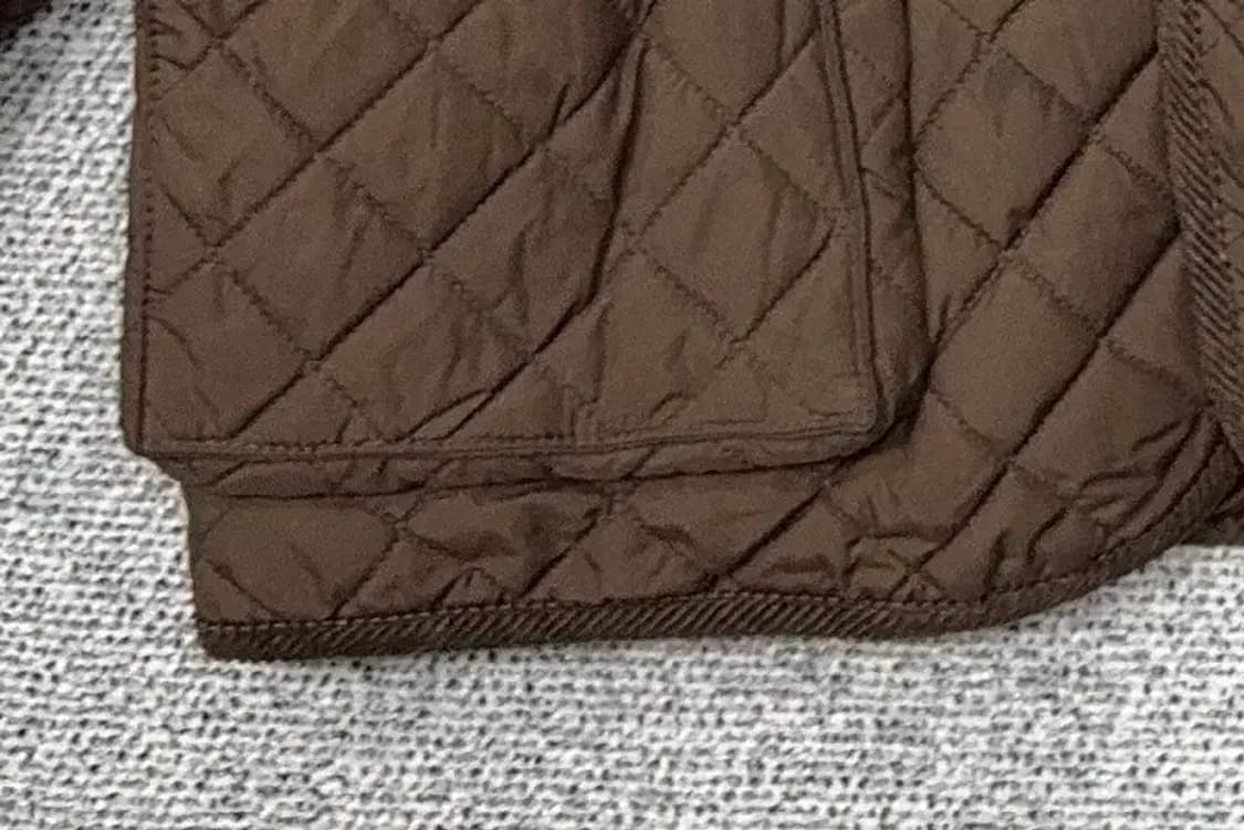 폴로 빈티지 클래식 브라운 여성 퀄팅 자켓 L 상품이미지6