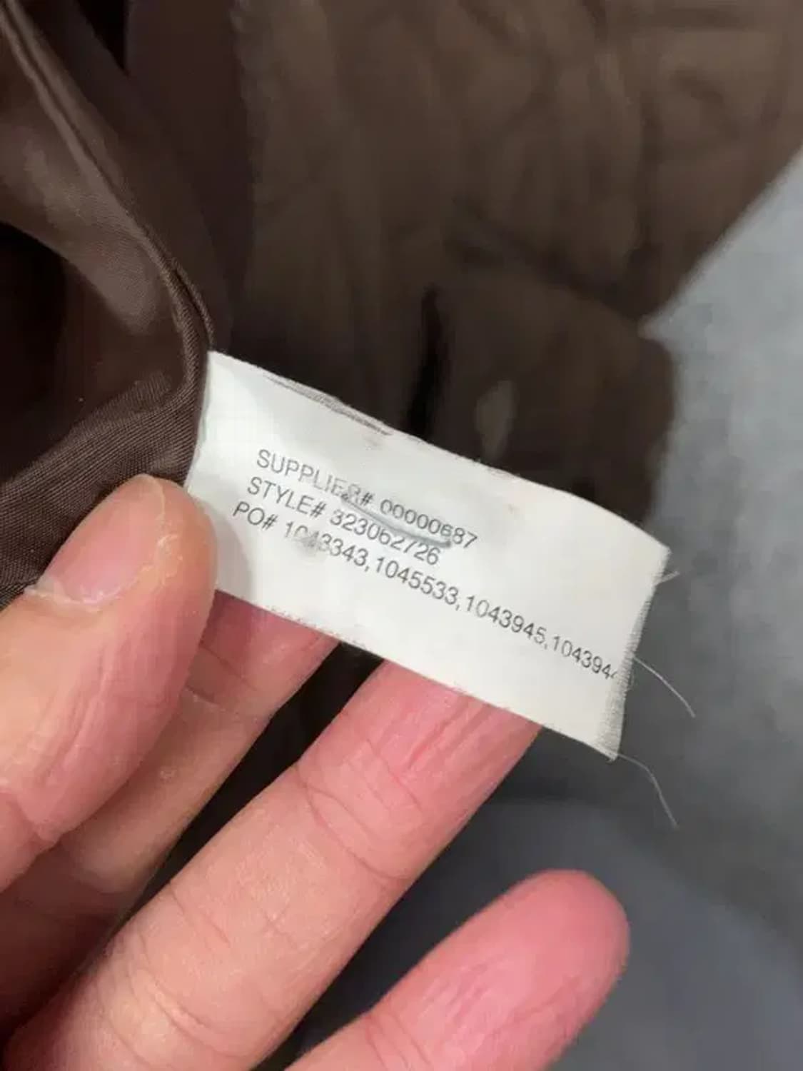 폴로 빈티지 클래식 브라운 여성 퀄팅 자켓 L 상품이미지8