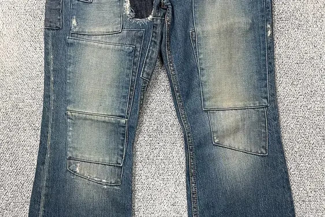 돌체앤가바나 Y2K 워싱 패치워크 부츠컷 청바지 64-84 상품이미지4