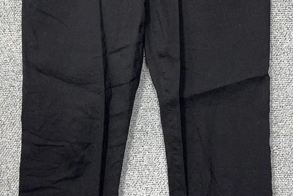 띠어리 블랙 린넨 캐주얼 슬랙스 2 상품이미지4