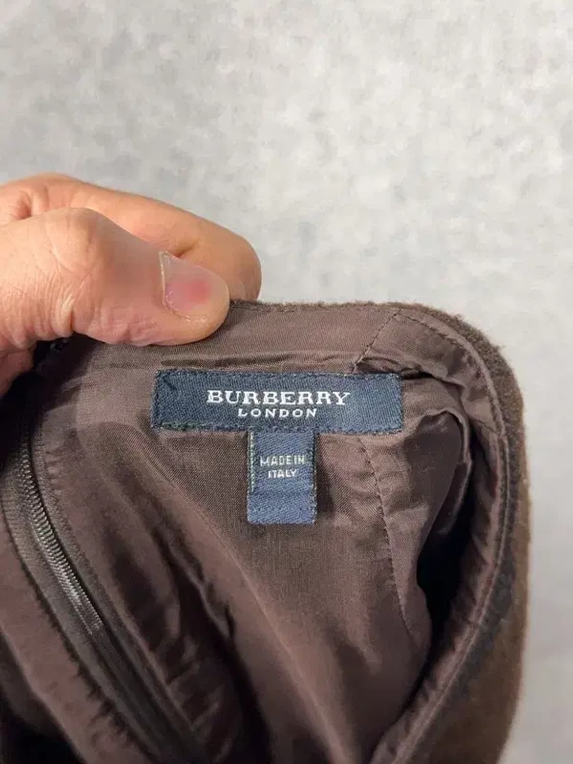 버버리 체크 브라운  울 스커트 55~66 상품이미지9