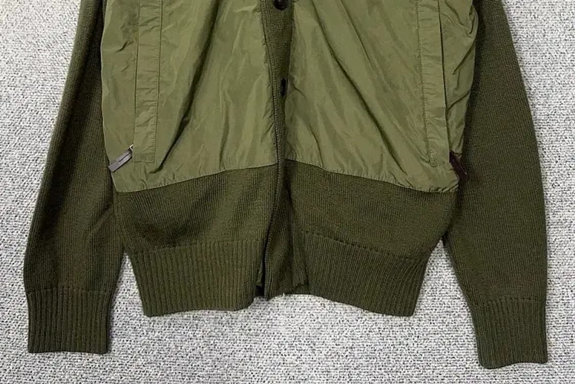 빈폴 디테일 카키 버튼 니트 가디건 105 상품이미지4