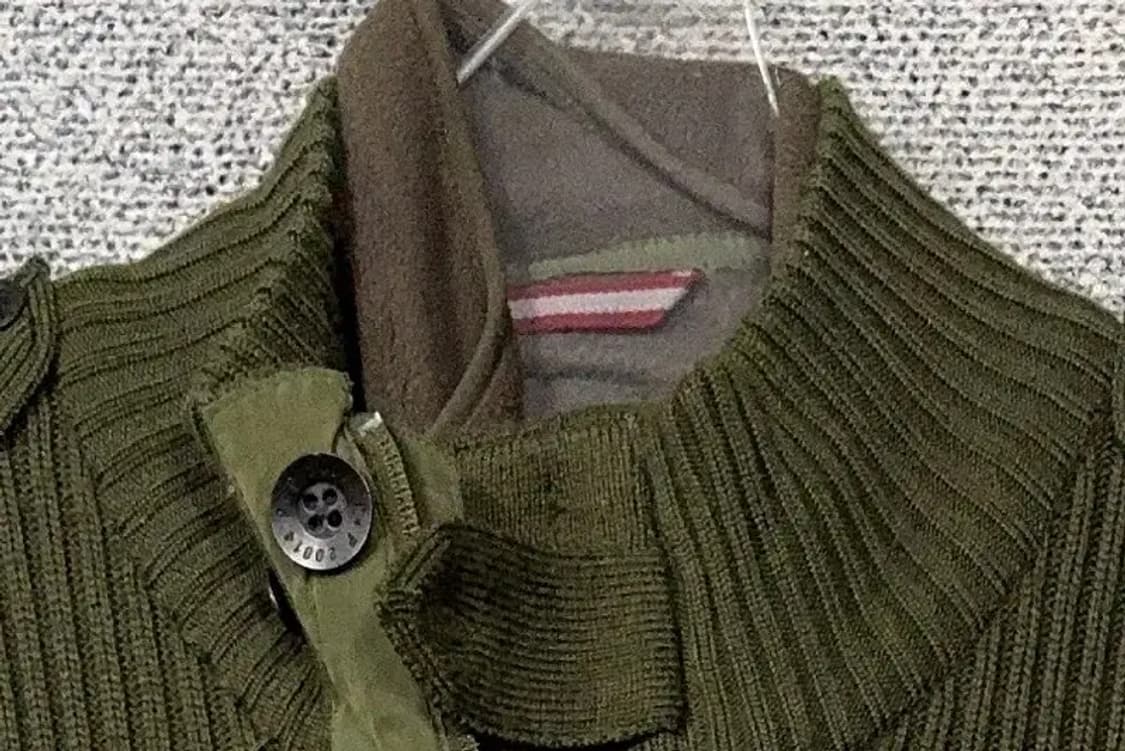 빈폴 디테일 카키 버튼 니트 가디건 105 상품이미지5