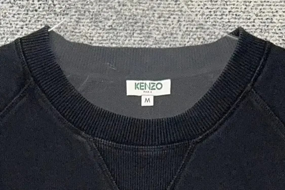 겐조 타이거 자수 로고 블랙 맨투맨 M 상품이미지5