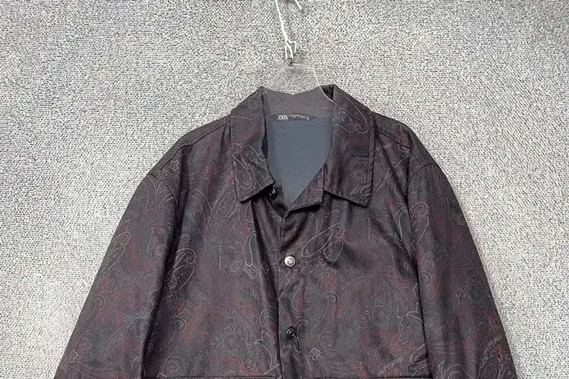 자라 빈티지 패턴 남성 자켓 XL 상품이미지3