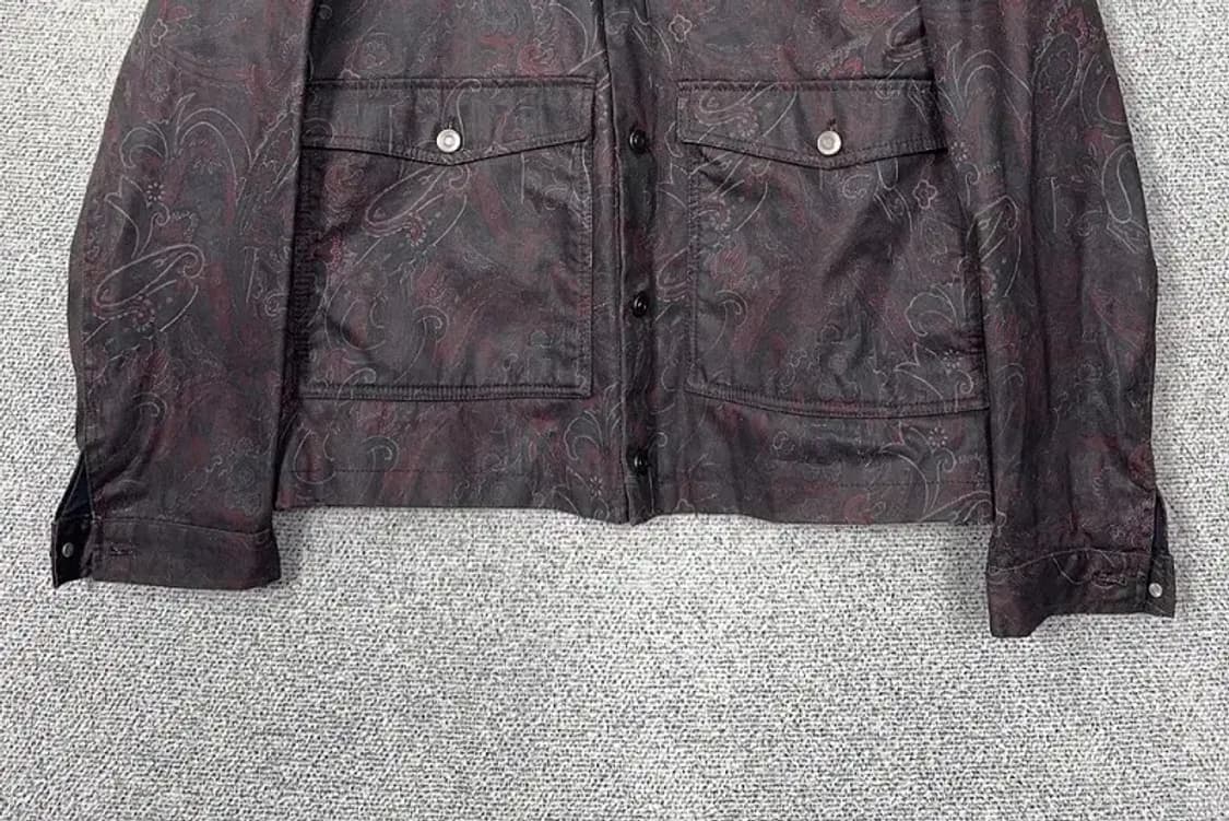 자라 빈티지 패턴 남성 자켓 XL 상품이미지4