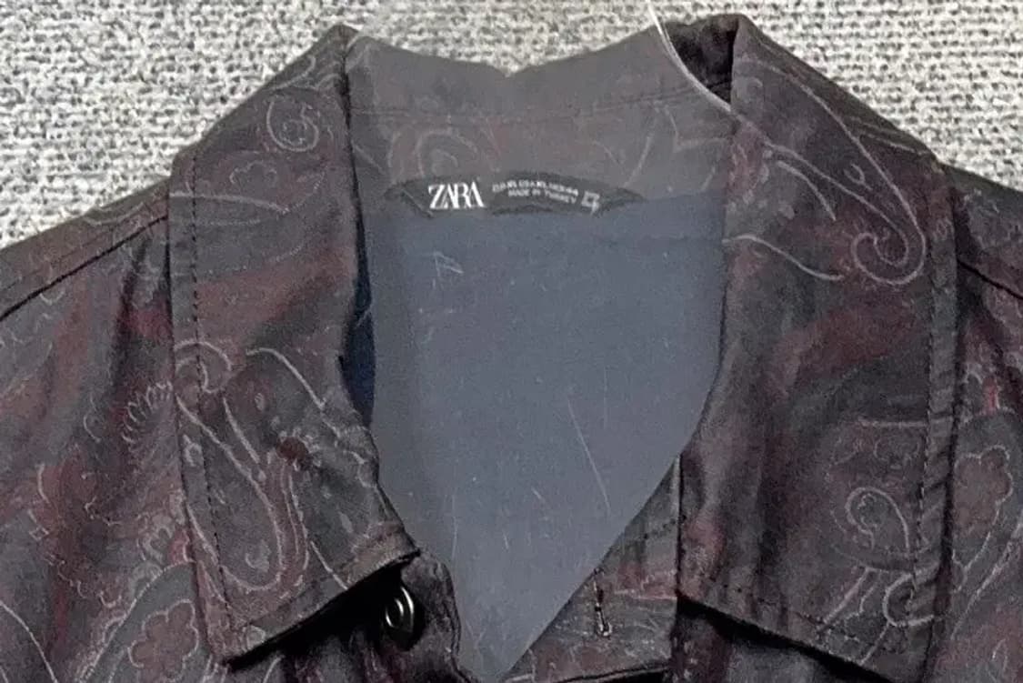 자라 빈티지 패턴 남성 자켓 XL 상품이미지5