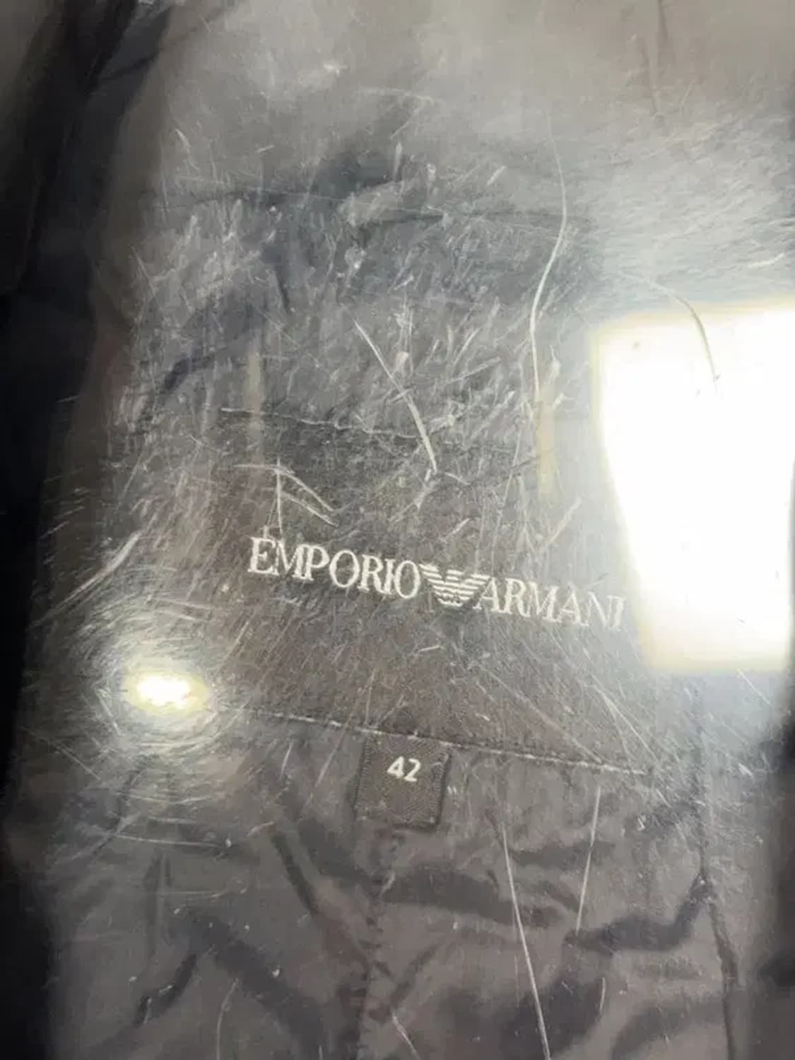 엠포리오 아르마니 블랙 누빔 패딩 점퍼 자켓 42 상품이미지6