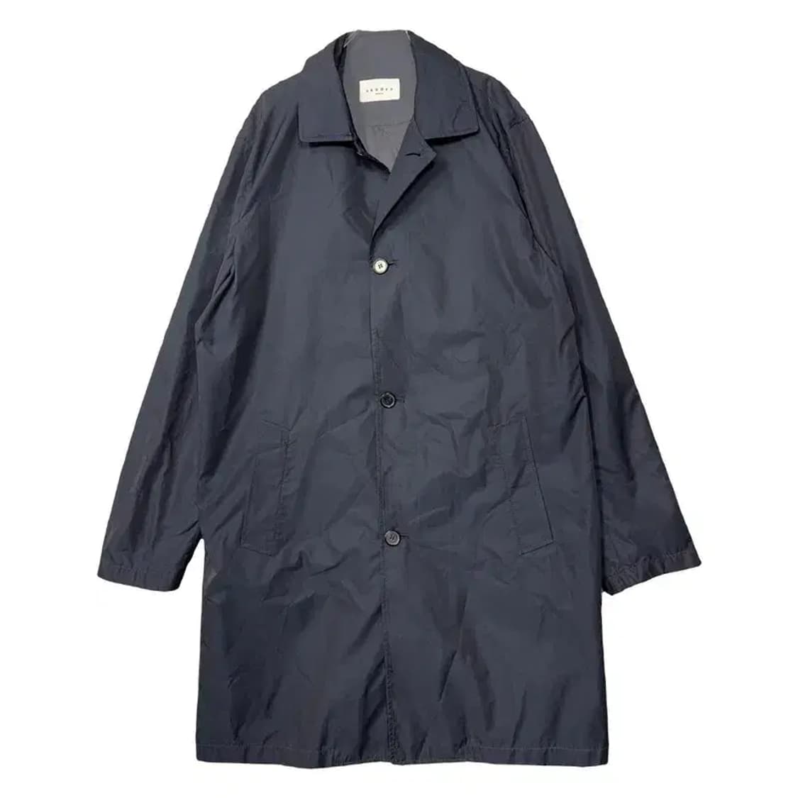 산드로 네이비 버튼 클래식 코트 XL 상품이미지1