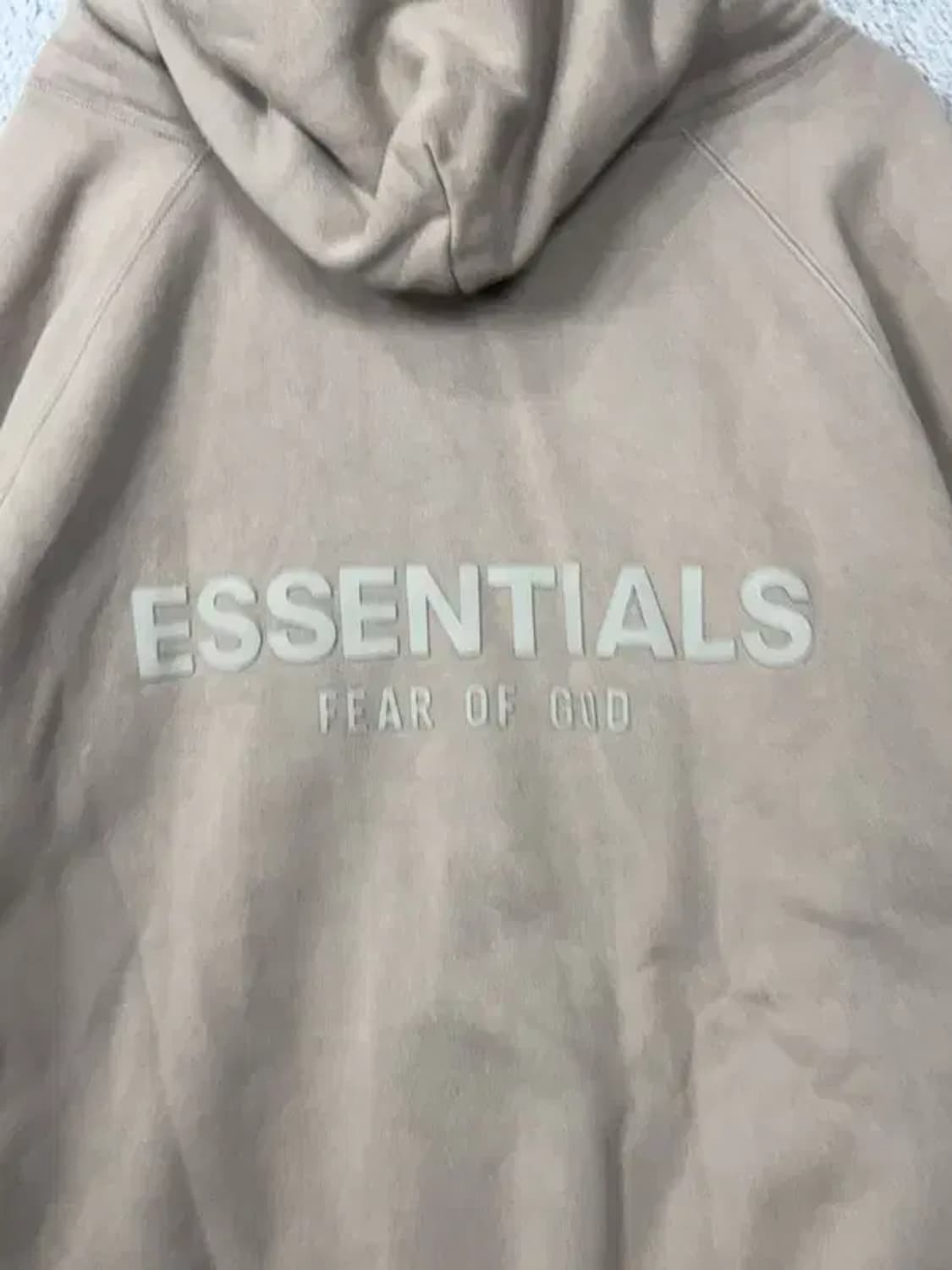 Fear of God 베이지 백프린팅 스펠 로고 오버핏 스웻 후드티 M 상품이미지5