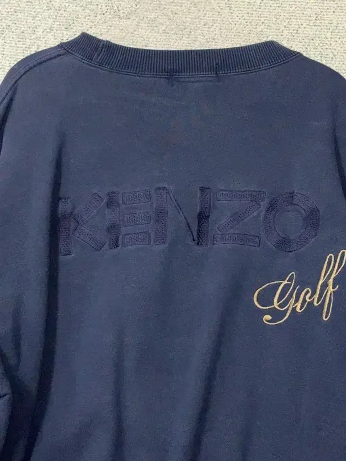 겐조 네이비 오버핏 맨투맨 4 상품이미지7