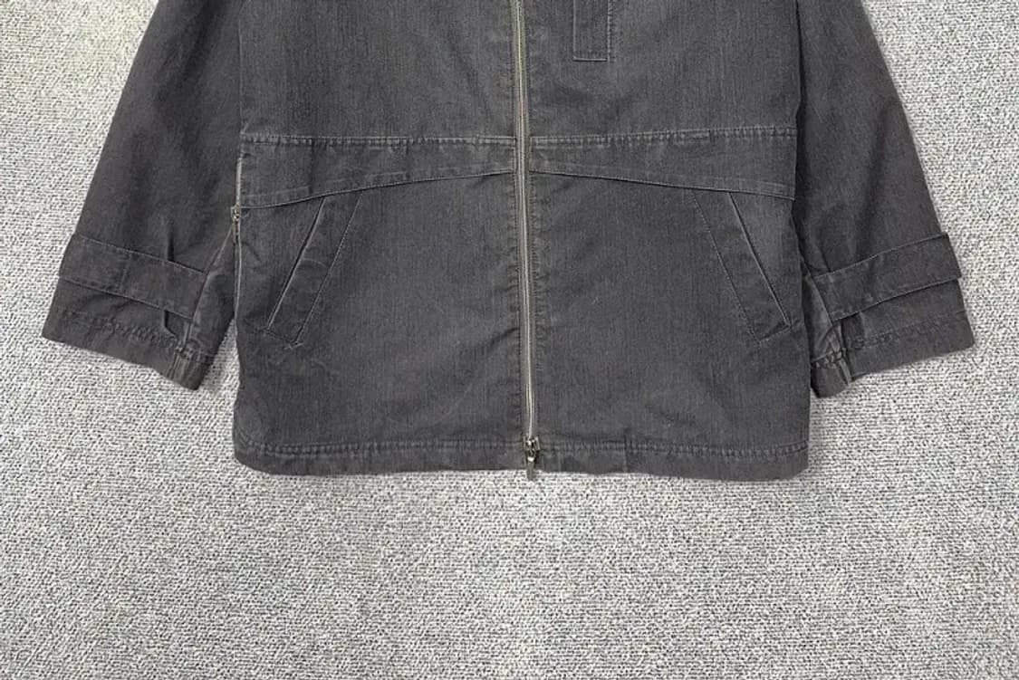 베르사체 진 꾸뛰르 아카이브 흑청 디테일 오버 데님 자켓 M 상품이미지4