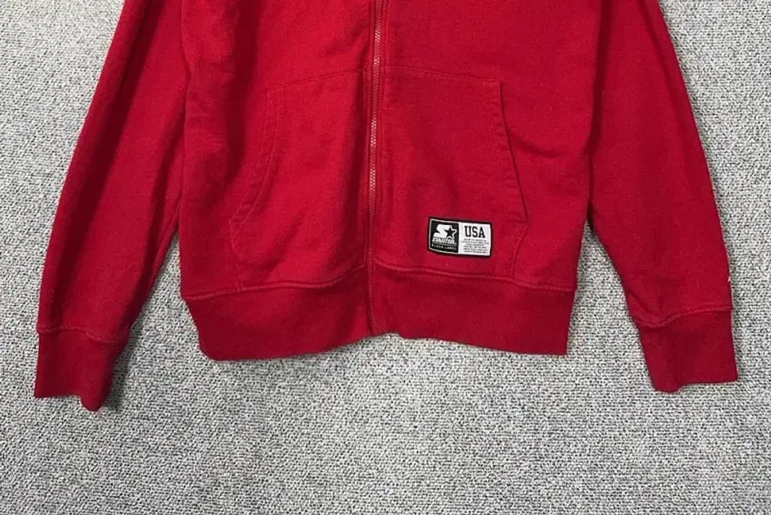 스타터 레드 성조기 백로고 오버핏 후드 집업 L 상품이미지4