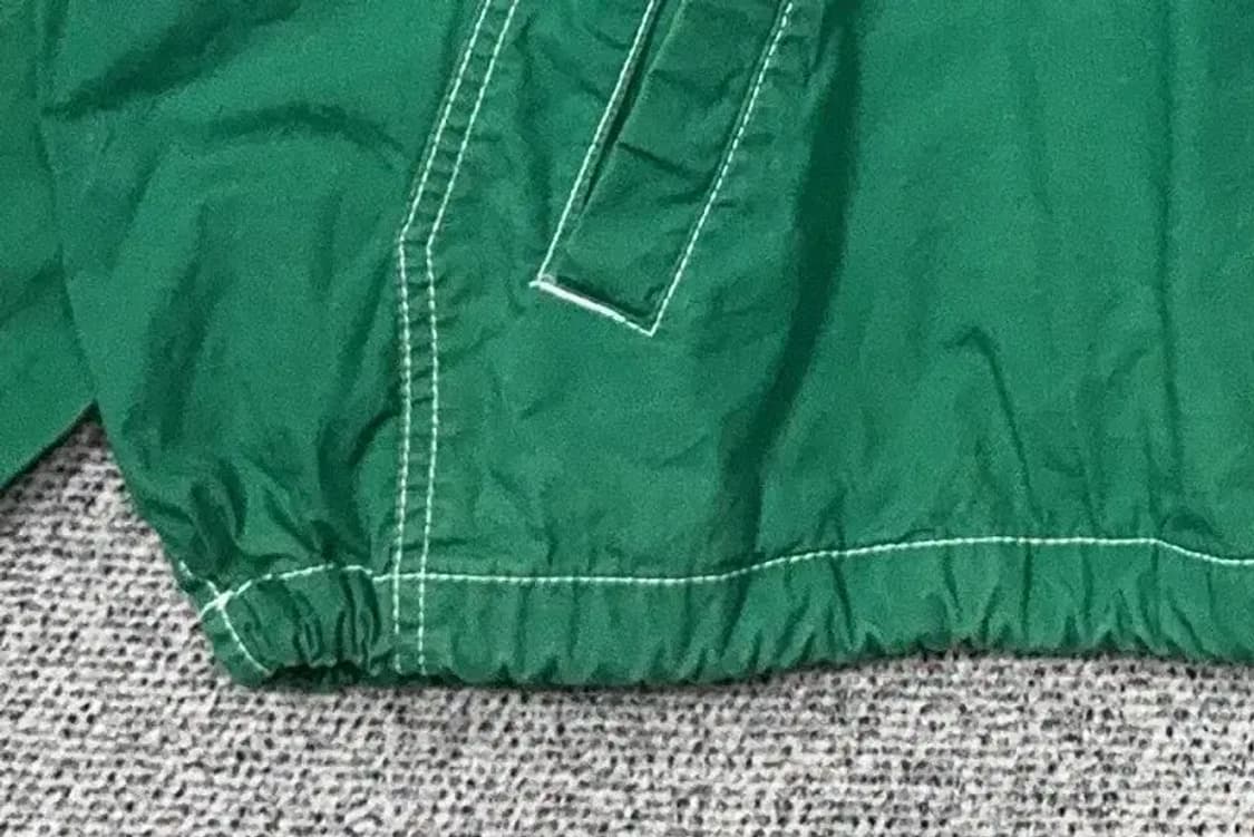 갭 그린 스티치 디테일 풀오버 반집업 후드 바람막이 웜업 M 상품이미지5