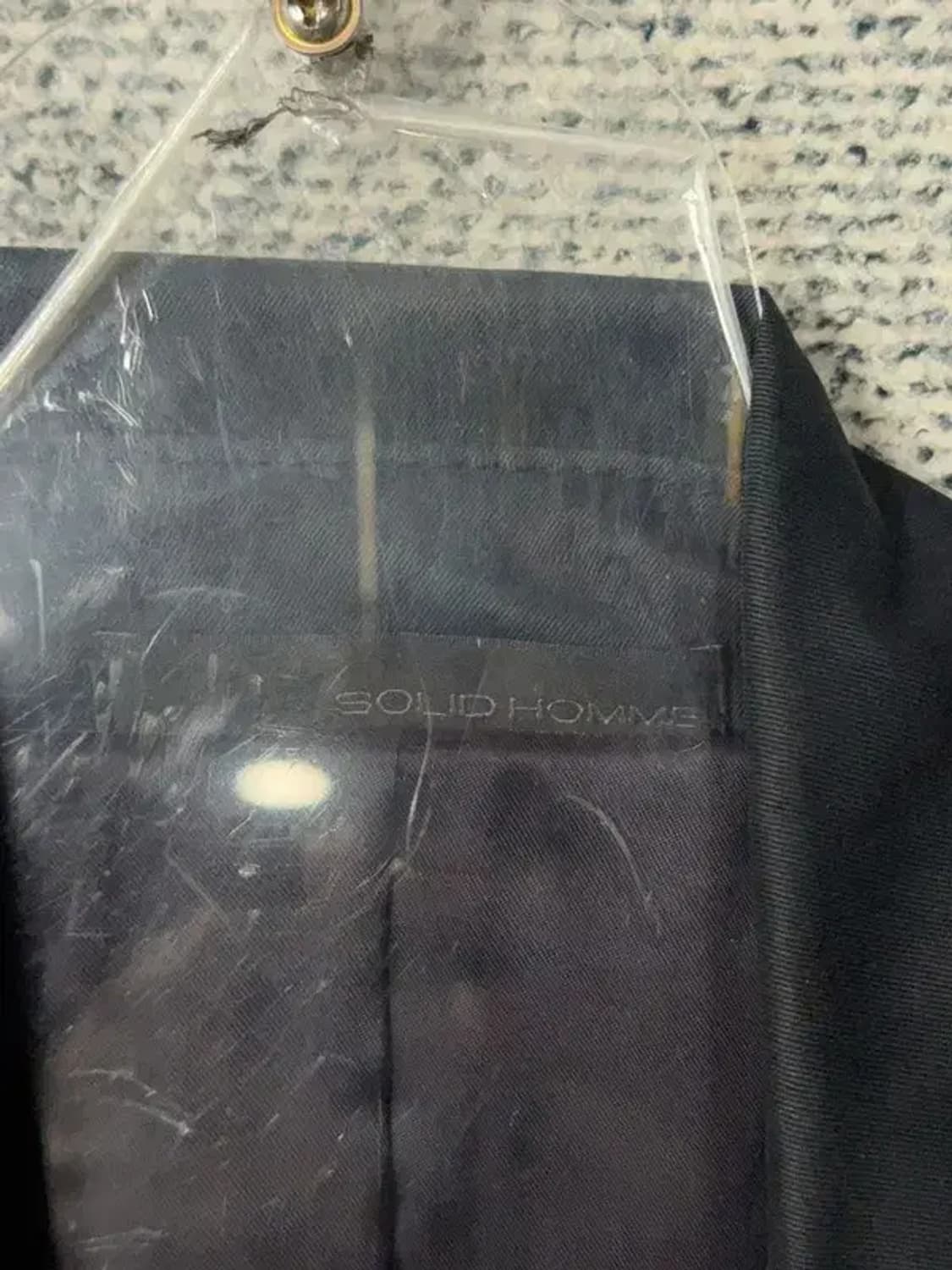 솔리드옴므 블랙 클래식 트렌치 코트 100 상품이미지7