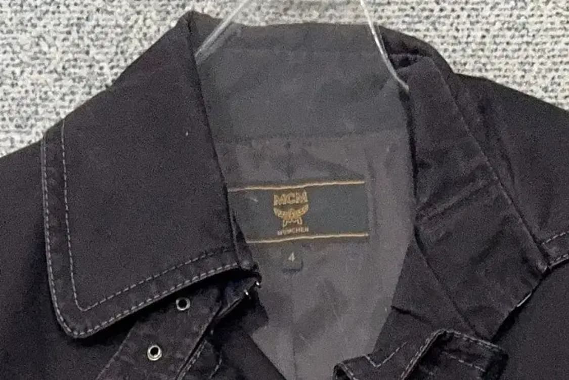 MCM 블랙 버튼 클래식 트렌치 코트 4 상품이미지5