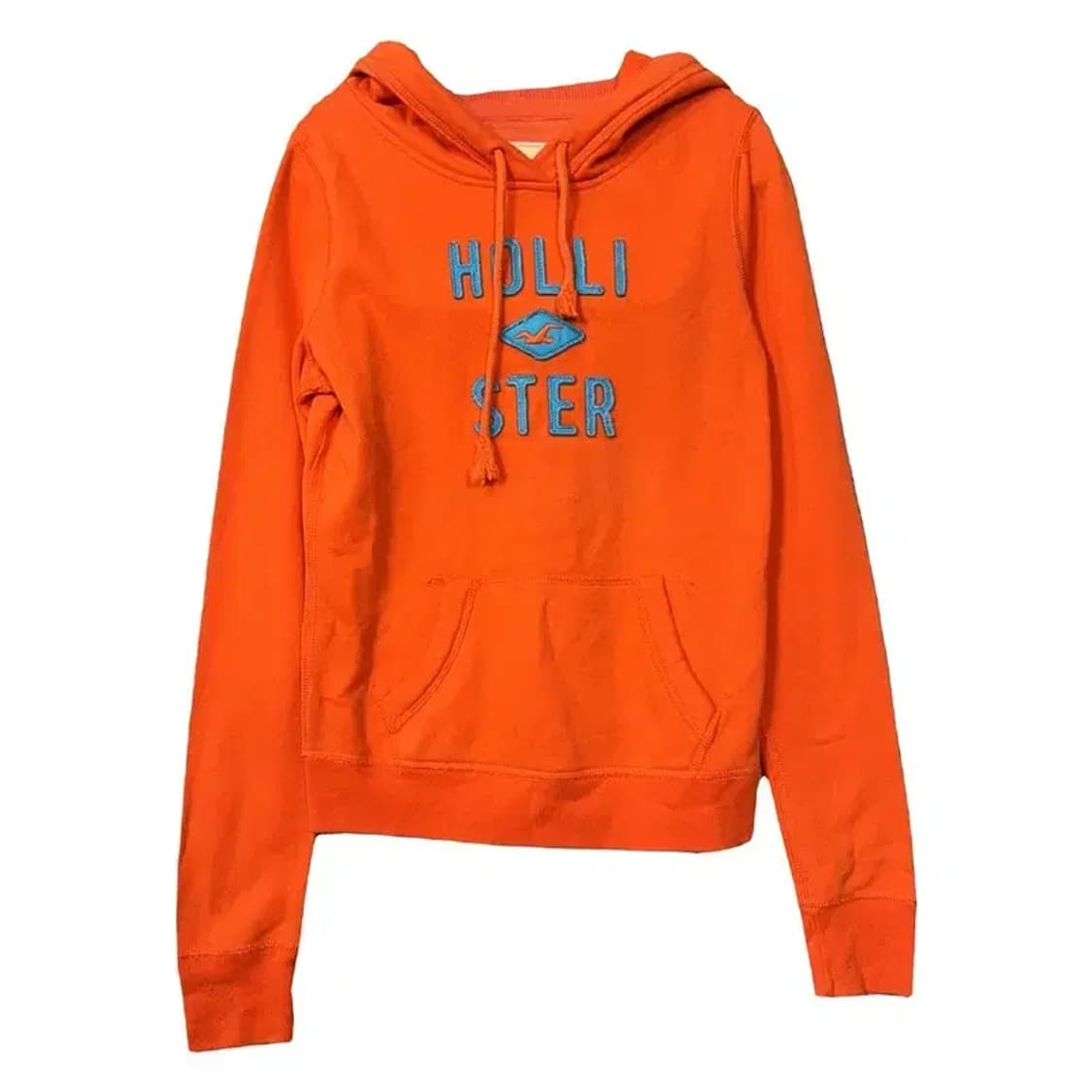 홀리스터 스펠 로고 오렌지 후드티 S 상품이미지1