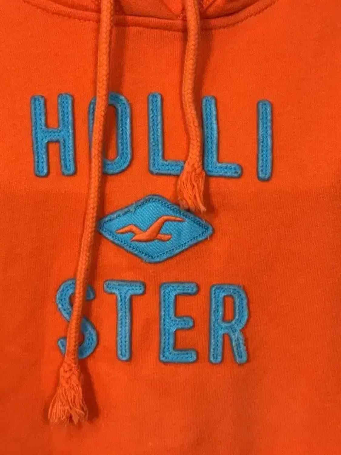 홀리스터 스펠 로고 오렌지 후드티 S 상품이미지6