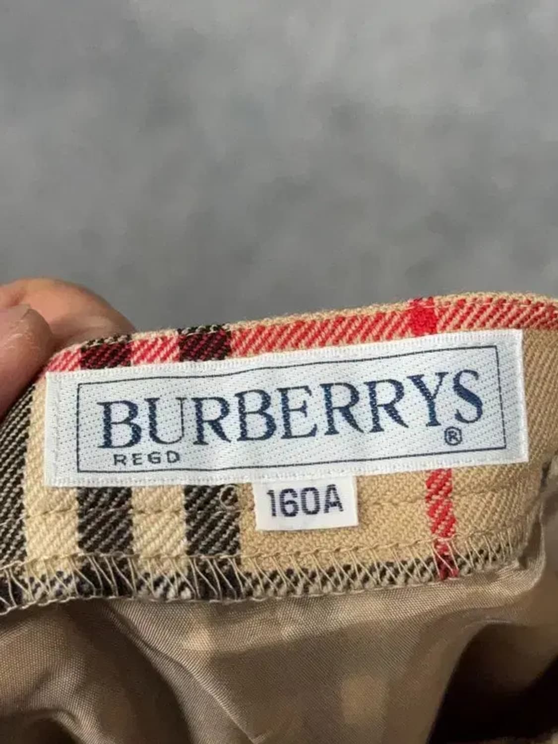 버버리 노바체크 클래식 빈티지 미니스커트 160A-160-62 상품이미지8