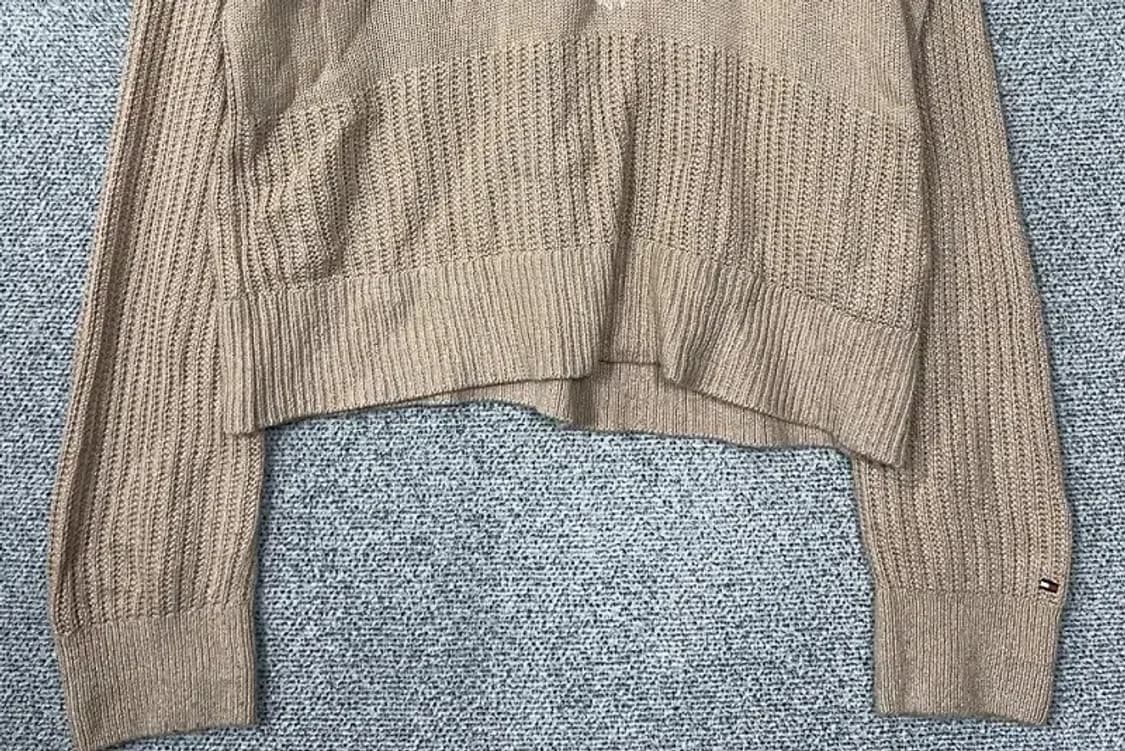 타미힐피거 프린팅 패턴 빈티지 베이지 니트 M 상품이미지4