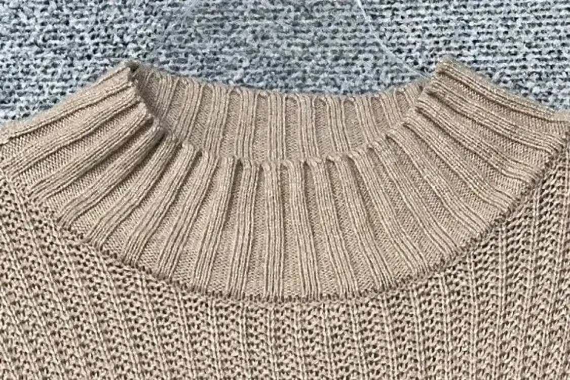 타미힐피거 프린팅 패턴 빈티지 베이지 니트 M 상품이미지5