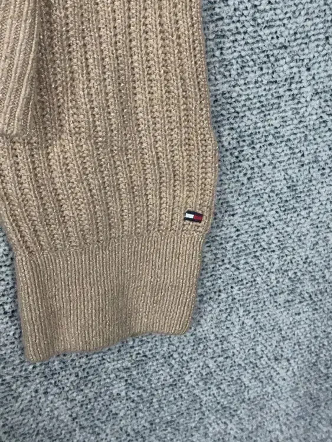 타미힐피거 프린팅 패턴 빈티지 베이지 니트 M 상품이미지6