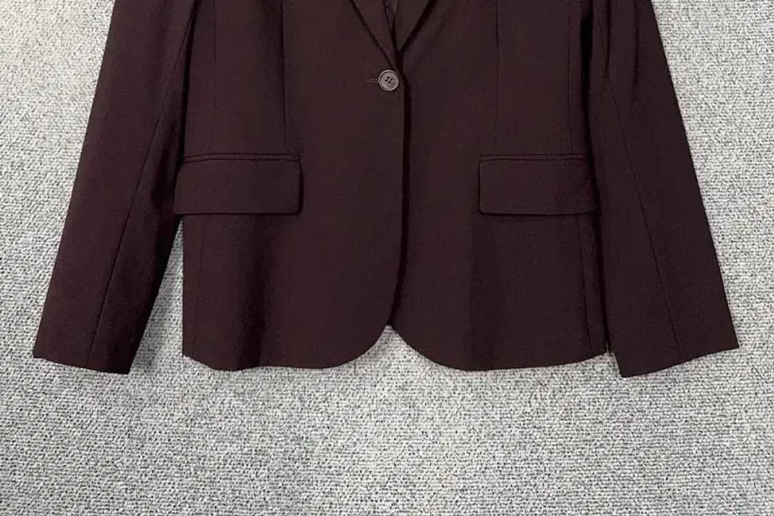 띠어리 여성 클래식 버건디 블레이저 L 상품이미지4