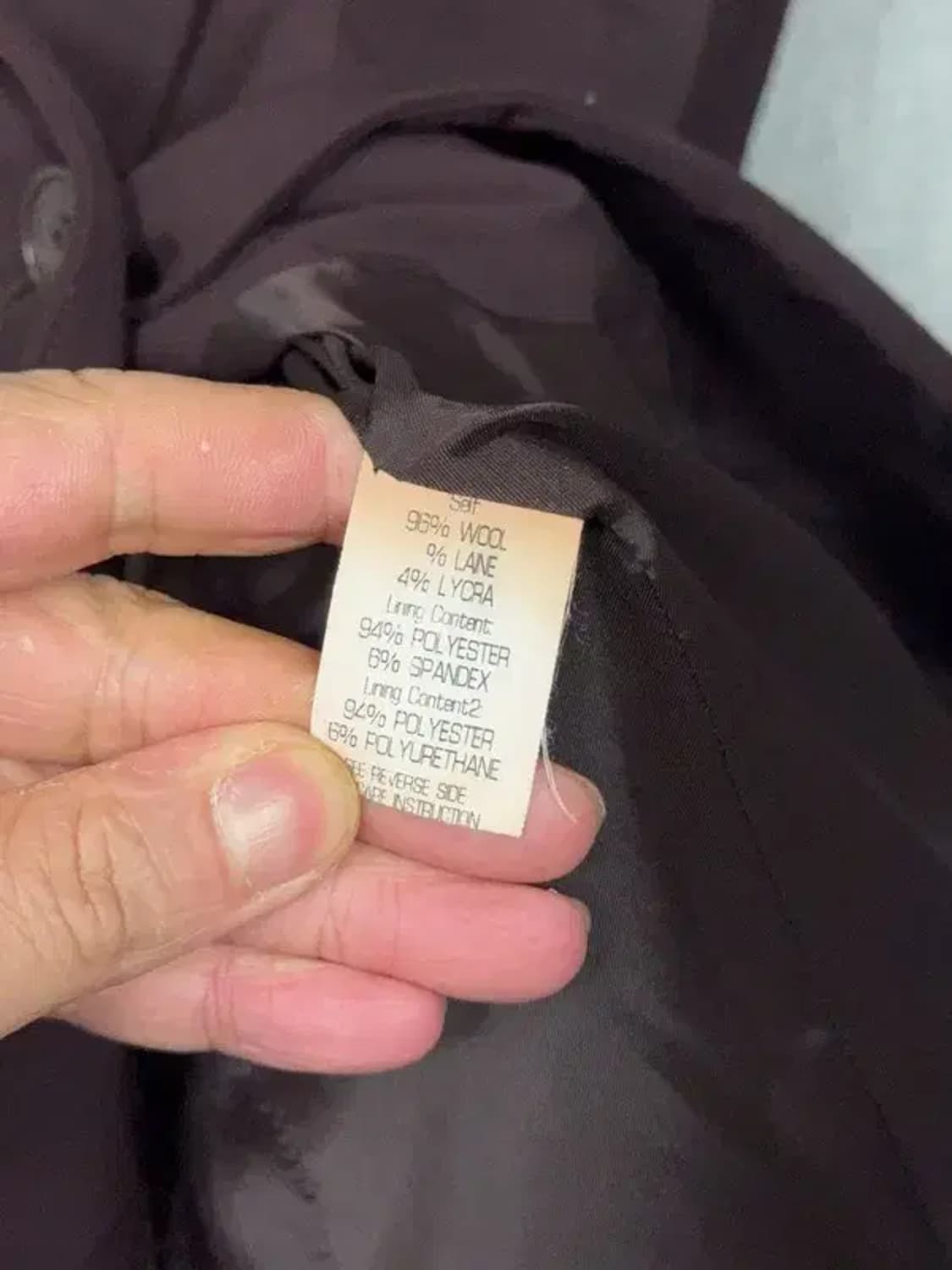 띠어리 여성 클래식 버건디 블레이저 L 상품이미지8