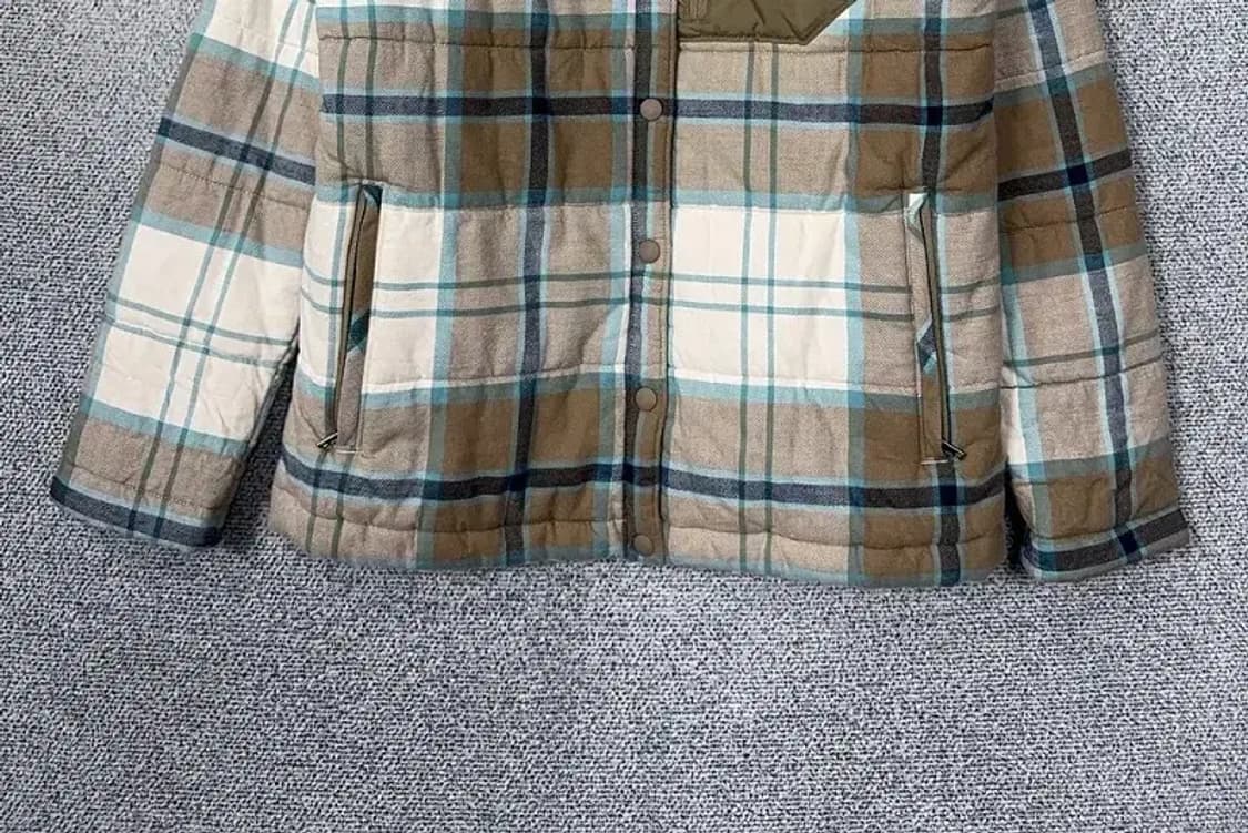 파타고니아 체크 캐주얼 깔깔이 자켓 L 상품이미지4