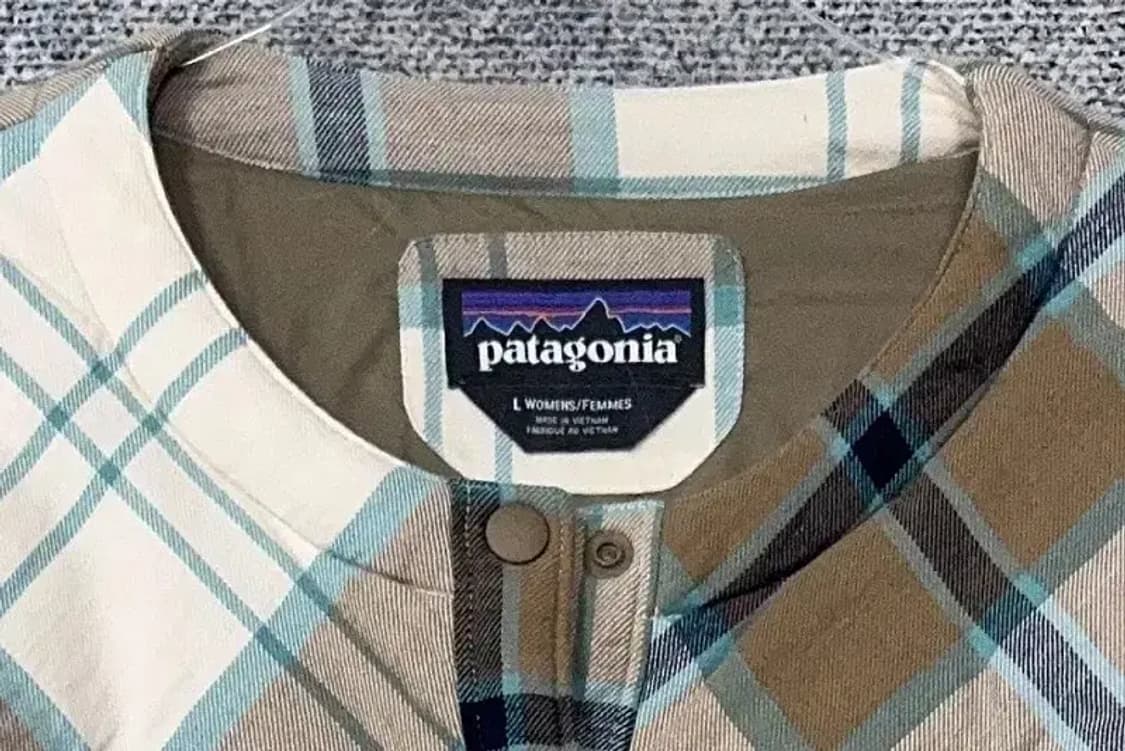 파타고니아 체크 캐주얼 깔깔이 자켓 L 상품이미지5