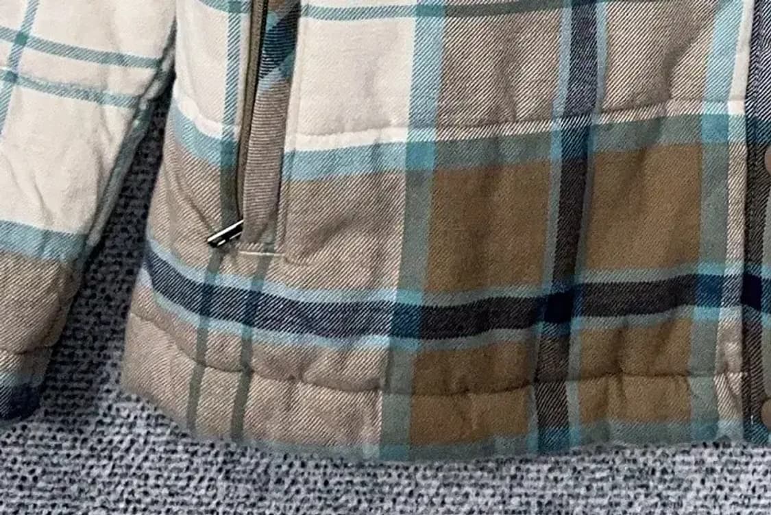 파타고니아 체크 캐주얼 깔깔이 자켓 L 상품이미지6