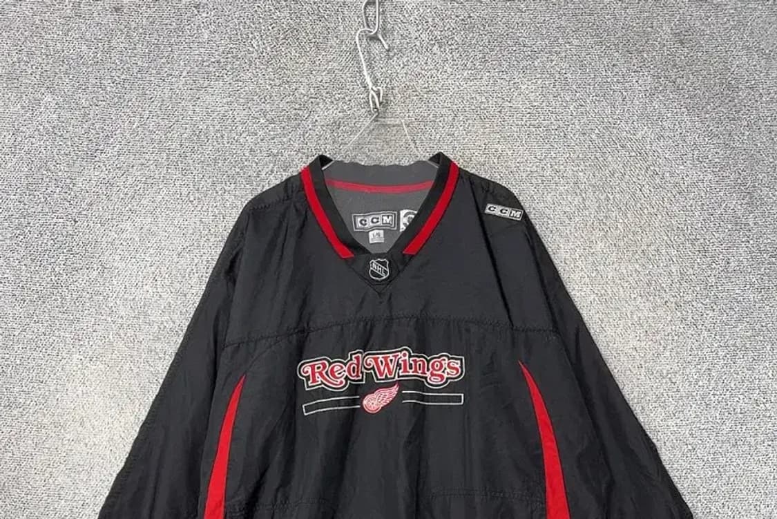 CCM 엔에프엘 프린팅 블랙 바람막이 웜업 L/G 상품이미지3