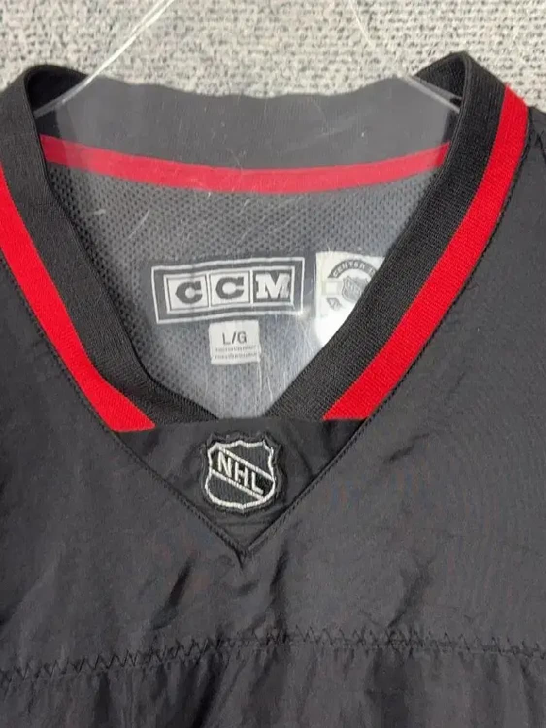 CCM 엔에프엘 프린팅 블랙 바람막이 웜업 L/G 상품이미지8