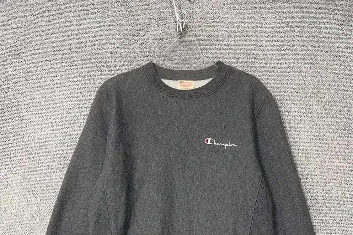 챔피온 리버스위브 그레이 맨투맨 X-SMALL 상품이미지3