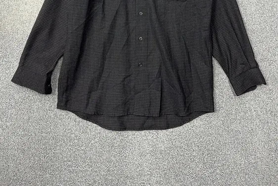 입생로랑 체크 로고 빈티지 셔츠 100 상품이미지4