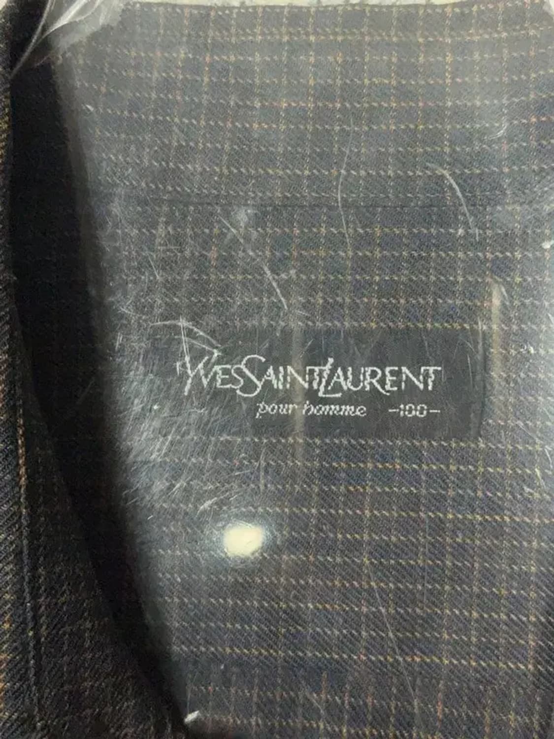 입생로랑 체크 로고 빈티지 셔츠 100 상품이미지8