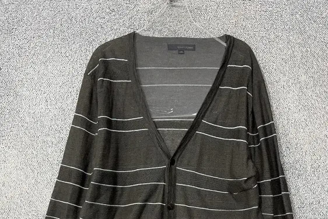 솔리드옴므 스트라이프 그레이 니트 가디건 50(105) 상품이미지3