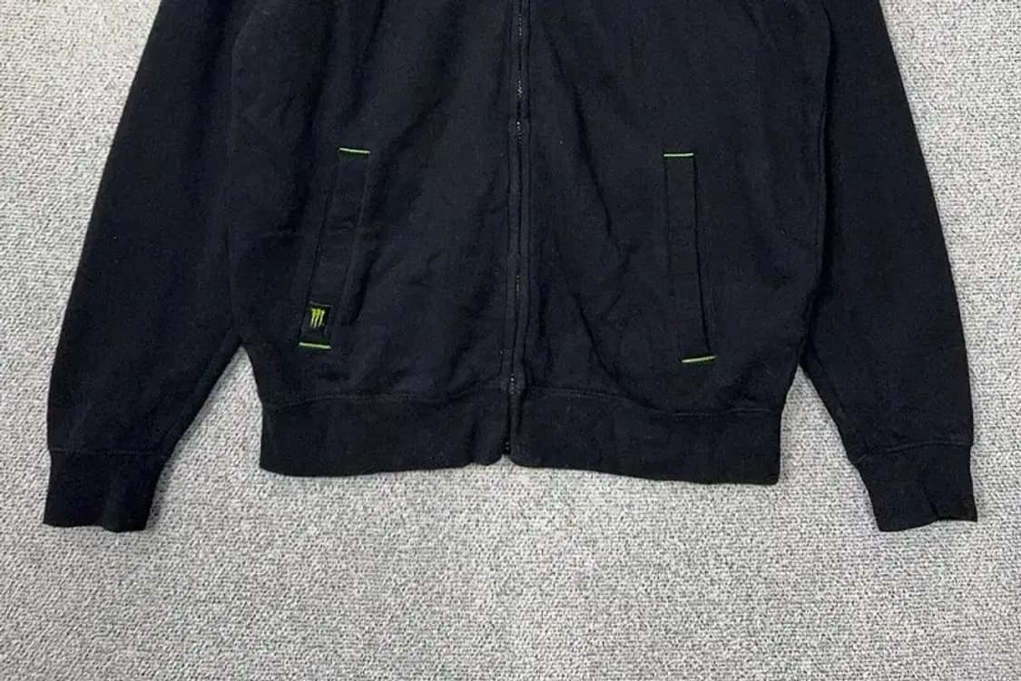 몬스터 에너지 빈티지 스트릿 프린팅 블랙 후드 집업 M 상품이미지4