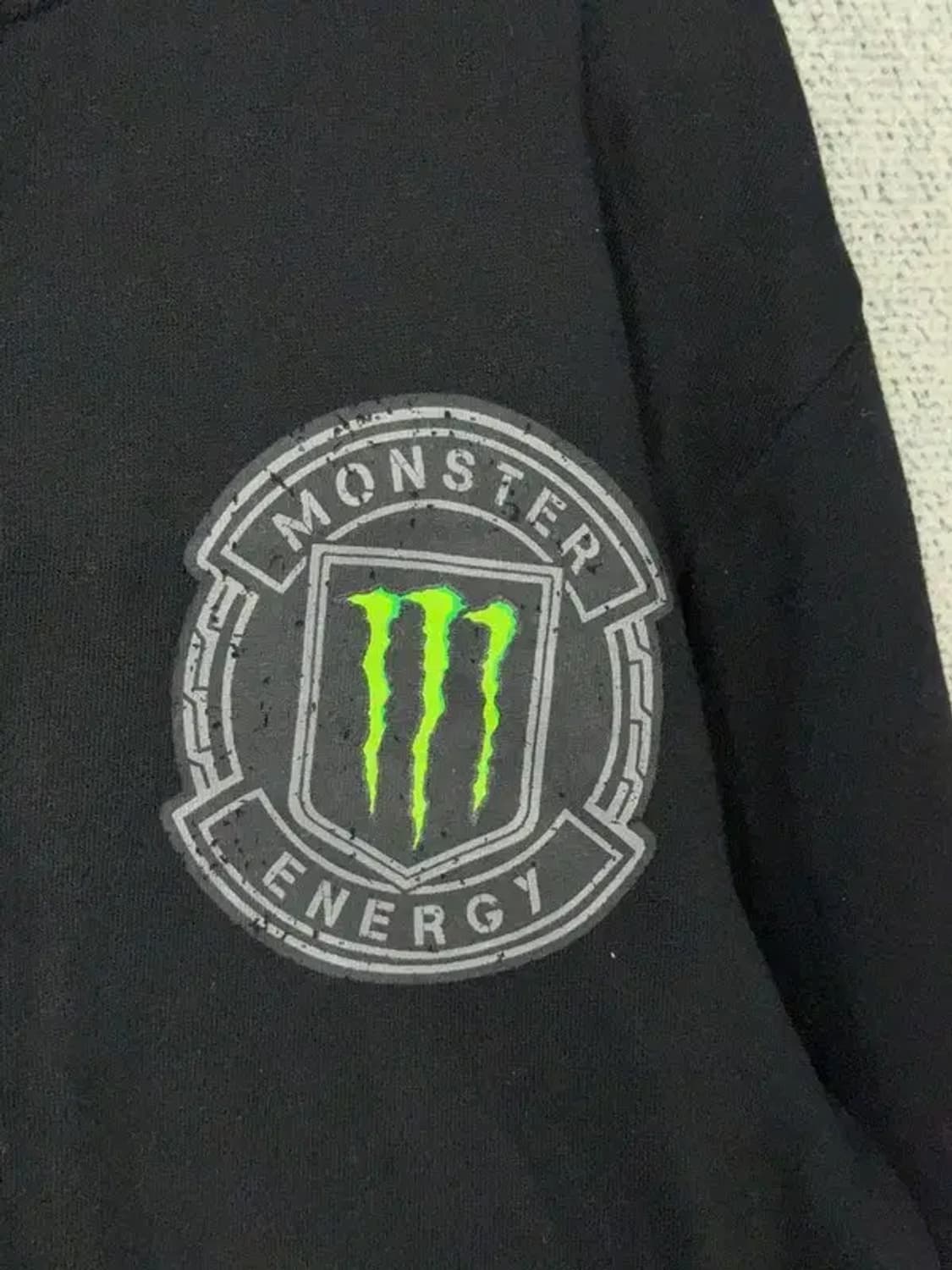 몬스터 에너지 빈티지 스트릿 프린팅 블랙 후드 집업 M 상품이미지7