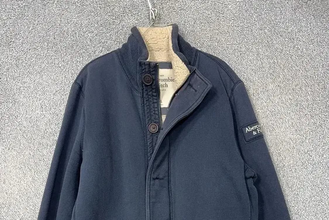 아베크롬비 네이비 양털 버튼 빈티지 자켓 XL 상품이미지3