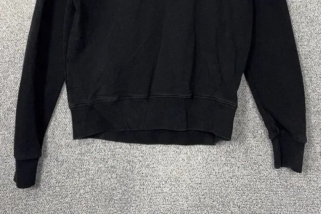 메종키츠네 스펠 프린팅 블랙 맨투맨 S 상품이미지4