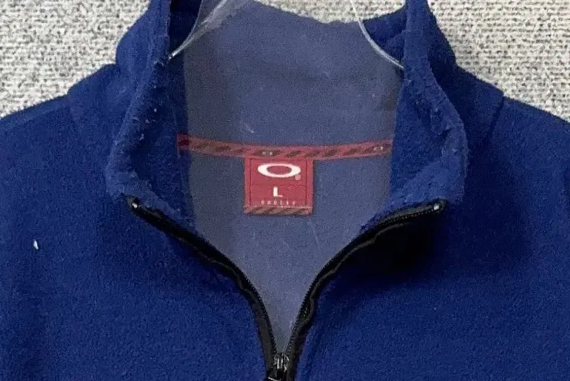 오클리 네이비 플리스 후리스 집업 L 상품이미지5