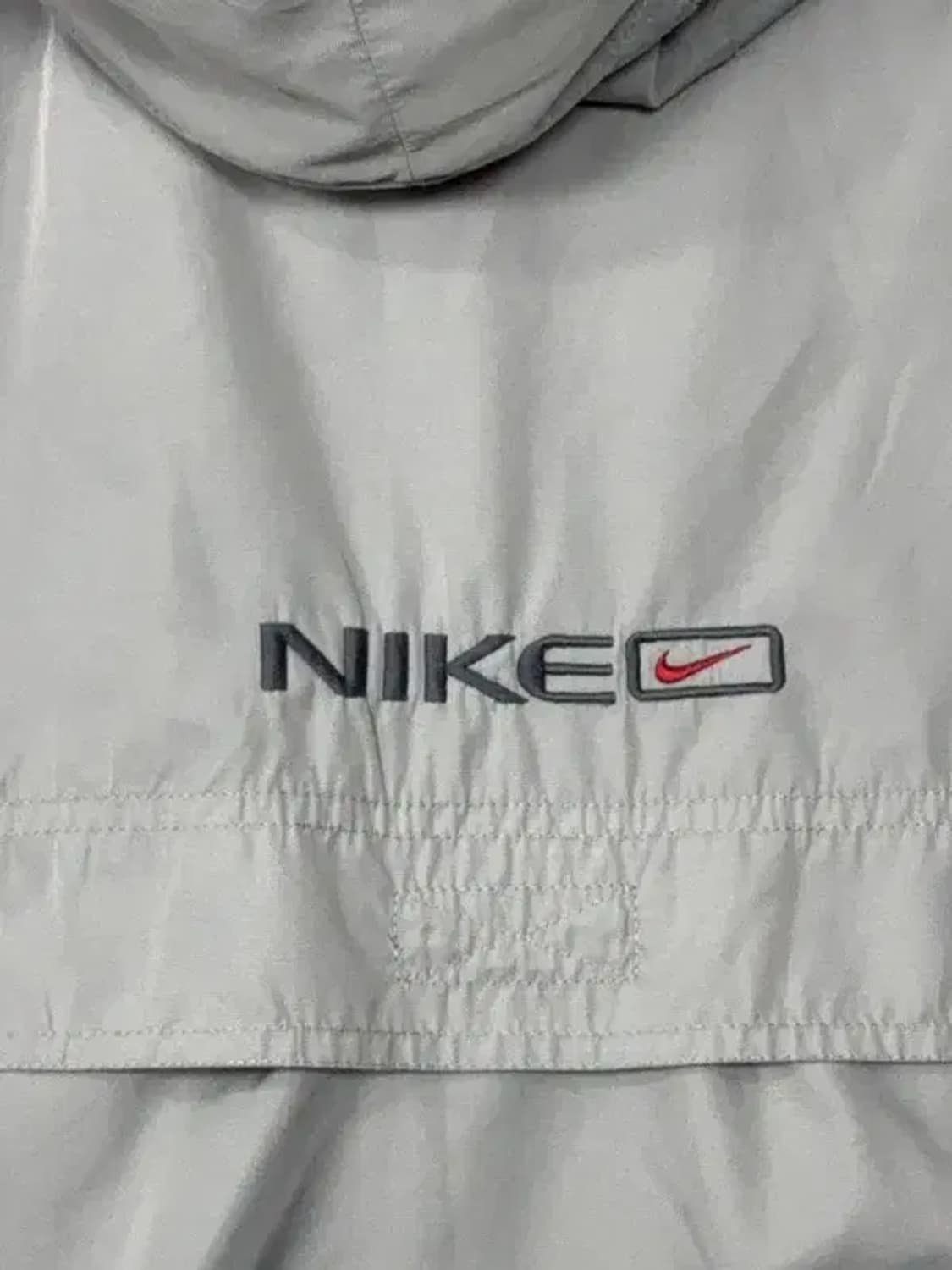 나이키 실버 센터 로고 올드스쿨 풀오버 바람막이 웜업 아노락 M 상품이미지7
