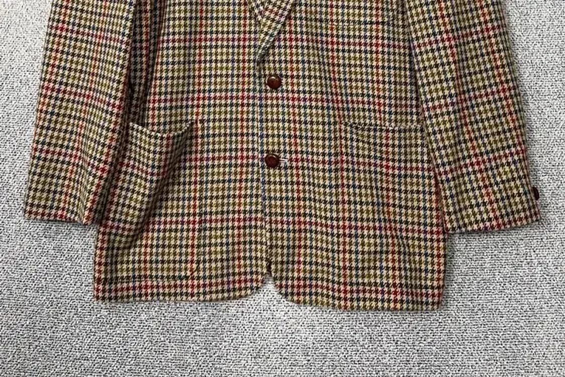 디올 체크 브라운 투버튼 울 블레이저 M 상품이미지4