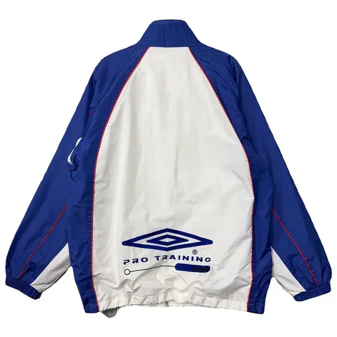 엄브로 올드스쿨 블루 화이트 투톤 바람막이 95(L) 상품이미지2