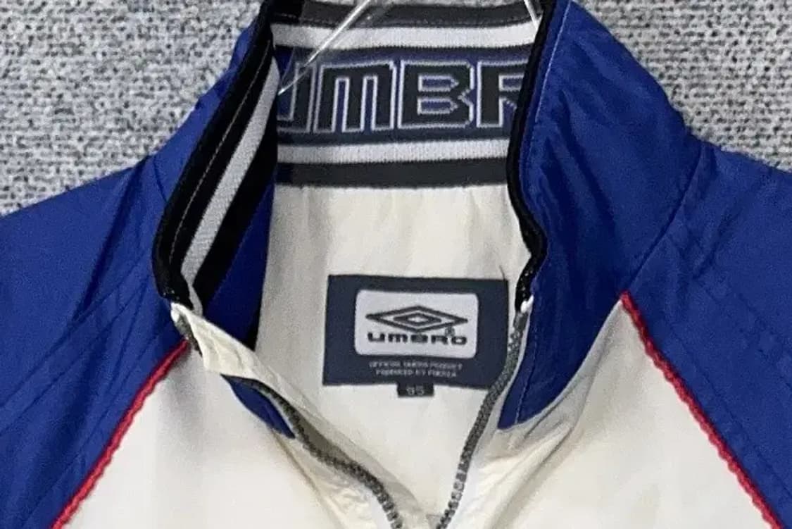 엄브로 올드스쿨 블루 화이트 투톤 바람막이 95(L) 상품이미지5