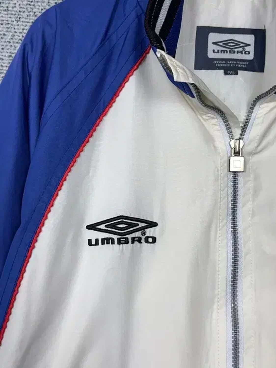 엄브로 올드스쿨 블루 화이트 투톤 바람막이 95(L) 상품이미지7